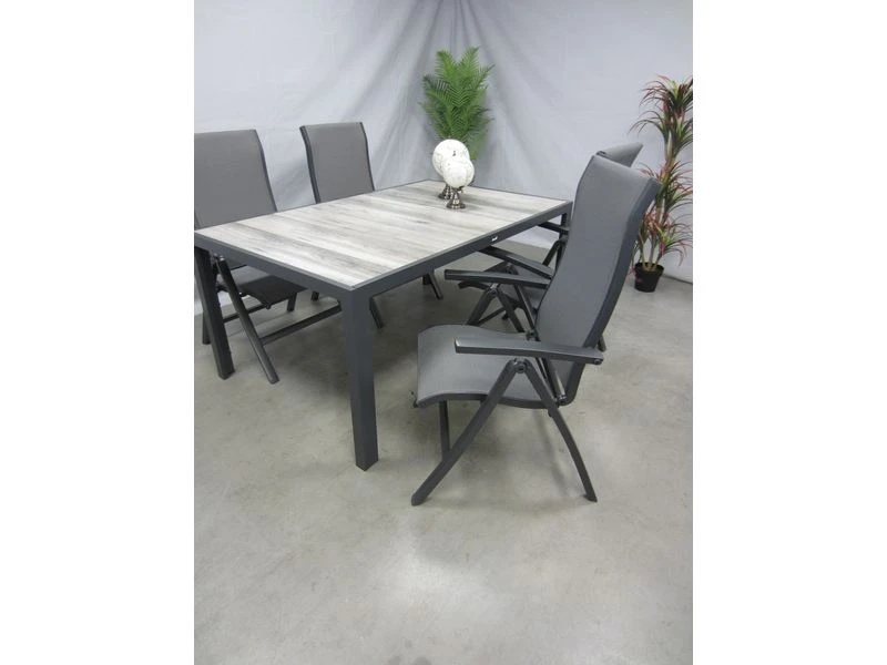 Te Velde Tuinmeubelen Tuinset Milano Tuinstoel Met Hartman Tanger 168 Tuintafel - Afbeelding 4