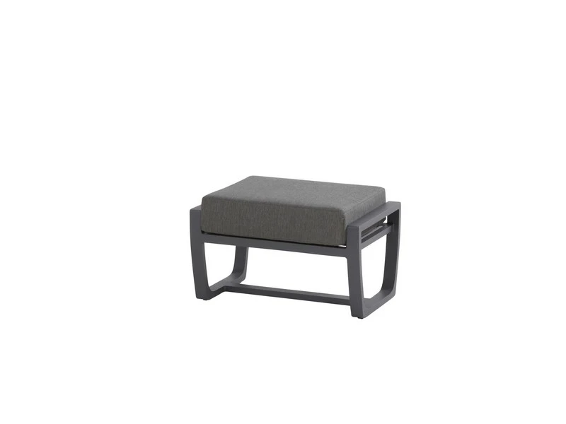 Taste By 4 Seasons Outdoor Mauritius Footstool Matt Carbon