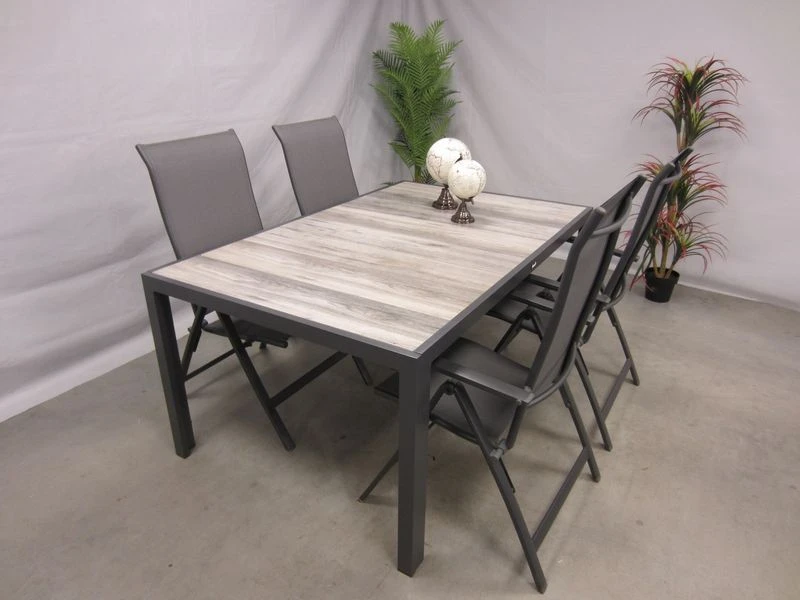 Te Velde Tuinmeubelen Tuinset Vigo Tuinstoel Met Hartman Tanger 168 Tuintafel