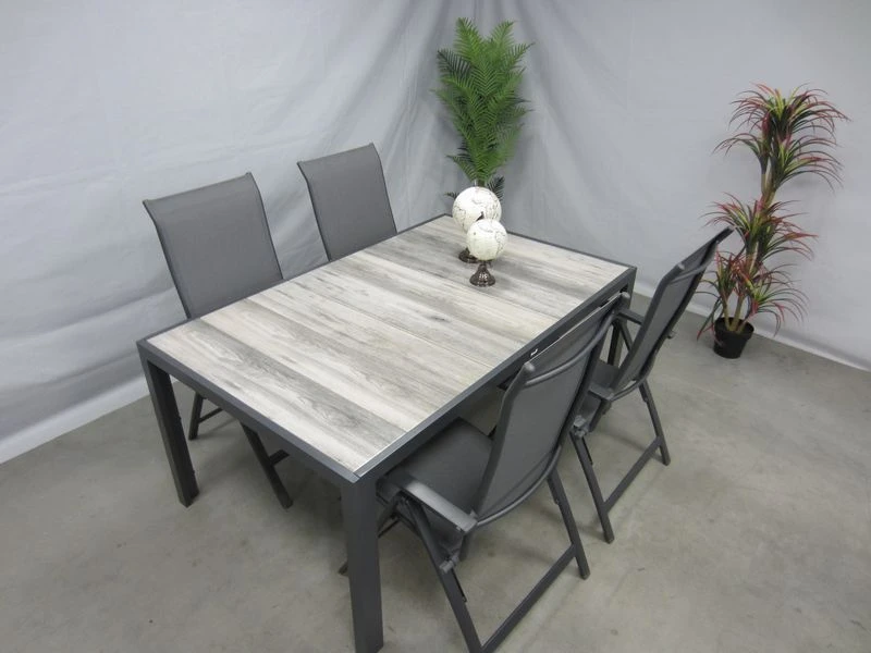 Te Velde Tuinmeubelen Tuinset Vigo Tuinstoel Met Hartman Tanger 168 Tuintafel - Afbeelding 2