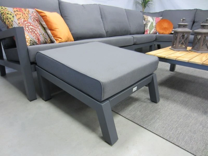 Te Velde Tuinmeubelen Jackson Aluminium Hoek-lounge Set 5 Delig - Afbeelding 4