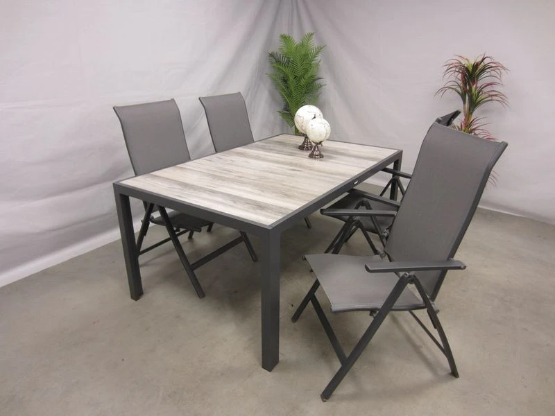 Te Velde Tuinmeubelen Tuinset Vigo Tuinstoel Met Hartman Tanger 168 Tuintafel - Afbeelding 3