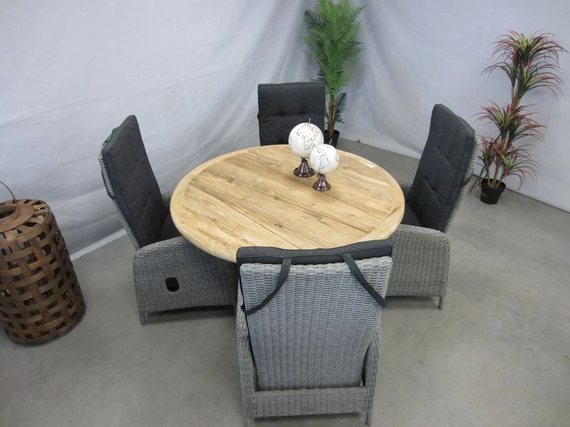 Te Velde Tuinmeubelen Ross Tuinstoel Met Malta Tuintafel - Afbeelding 2