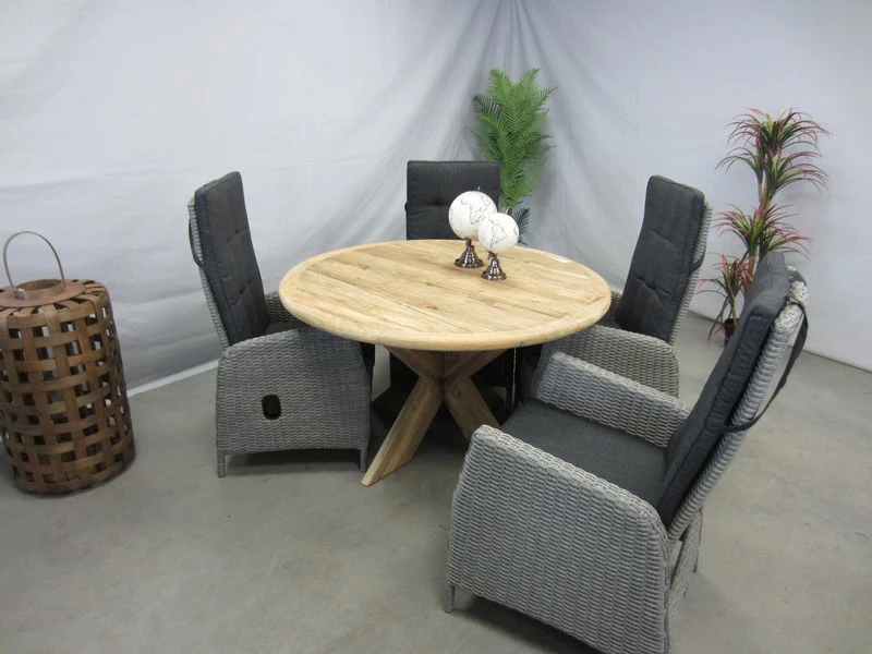 Te Velde Tuinmeubelen Ross Tuinstoel Met Malta Tuintafel - Afbeelding 3