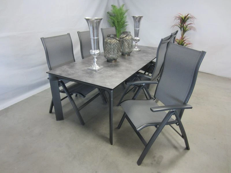 Te Velde Tuinmeubelen Tuinset Lecce Tuinstoel Met Kettler Diamond 220 Tuintafel - Afbeelding 3