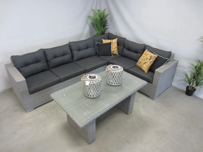 Te Velde Tuinmeubelen Palermo Hoek Lounge Set Links 5 Delig - Afbeelding 6