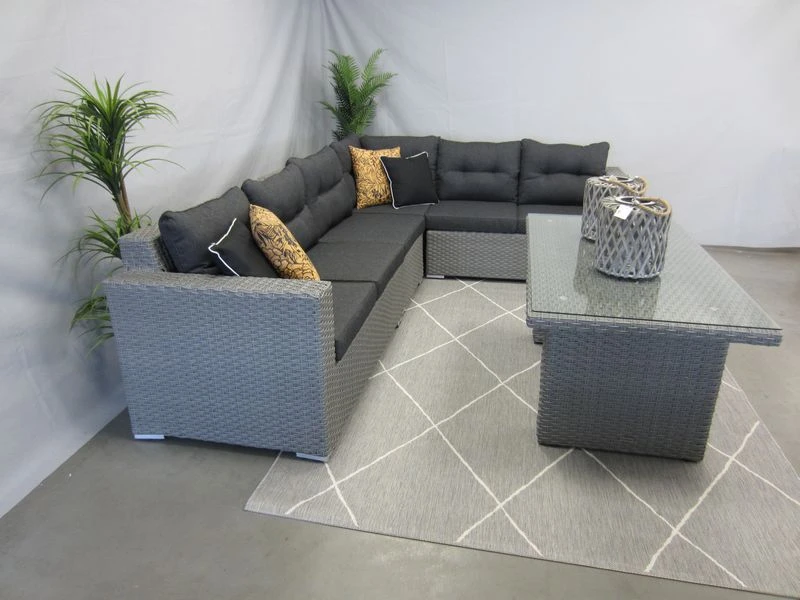 Te Velde Tuinmeubelen Palermo Hoek Lounge Set Links 5 Delig - Afbeelding 2