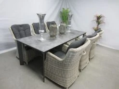 Te Velde Tuinmeubelen Tuinset Anna Xl Tuinstoel Met Kettler Diamond Hpl Tuintafel