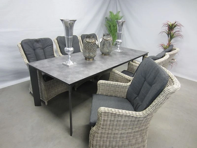 Te Velde Tuinmeubelen Tuinset Anna Xl Tuinstoel Met Kettler Diamond Hpl Tuintafel - Afbeelding 3