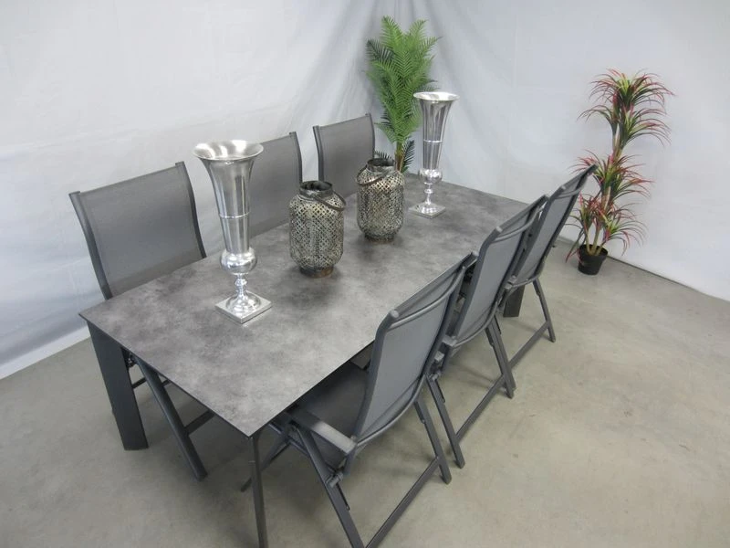 Te Velde Tuinmeubelen Tuinset Vigo Tuinstoel Met Kettler Diamond 220 Tuintafel - Afbeelding 3