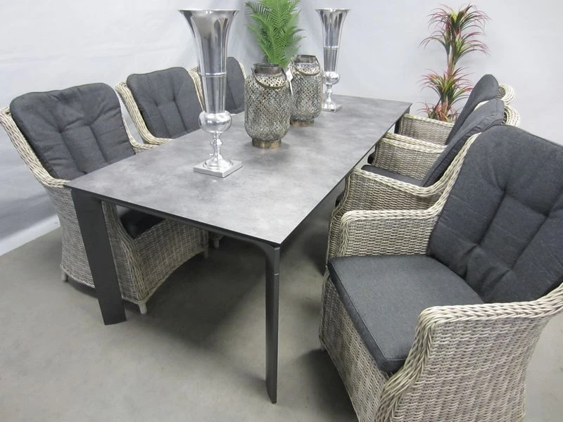 Te Velde Tuinmeubelen Tuinset Anna Xl Tuinstoel Met Kettler Diamond Hpl Tuintafel - Afbeelding 4