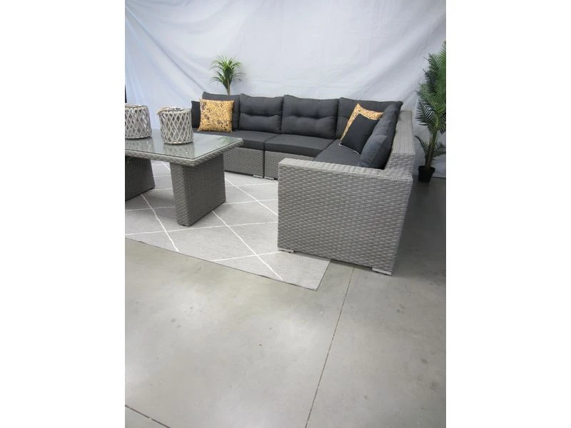 Te Velde Tuinmeubelen Palermo Hoek Lounge Set Rechts 5 Delig - Afbeelding 4