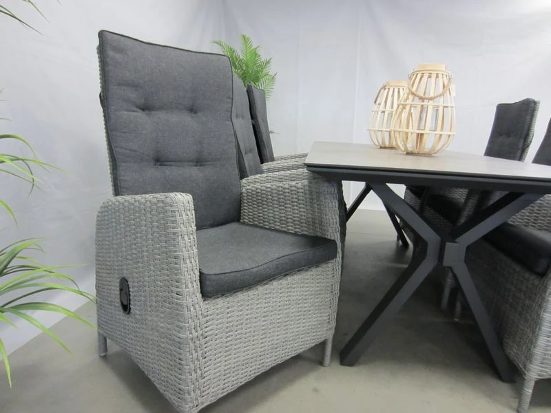 Te Velde Tuinmeubelen Tuinset Ross Met 4so Conrad 220 Tafel - Afbeelding 2