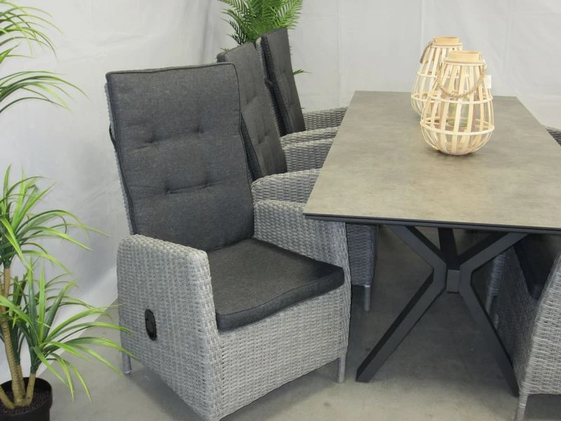 Te Velde Tuinmeubelen Tuinset Ross Met 4so Conrad 220 Tafel - Afbeelding 4