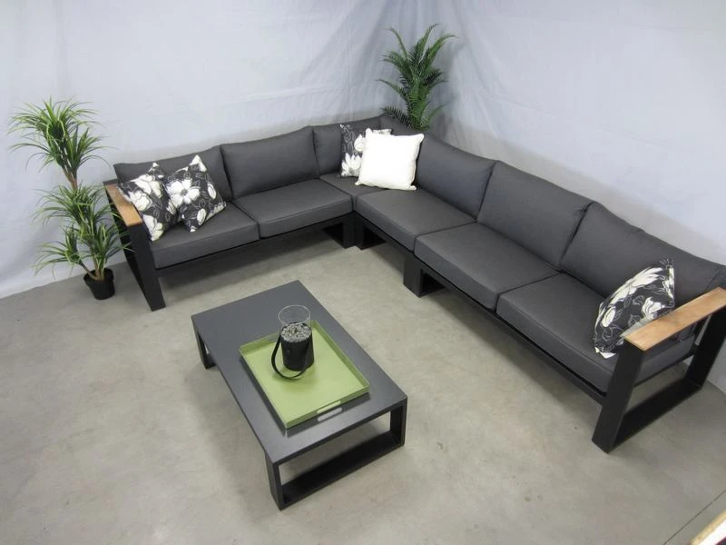 Te Velde Tuinmeubelen Merino Hoeklounge Set 5 Delig - Afbeelding 2