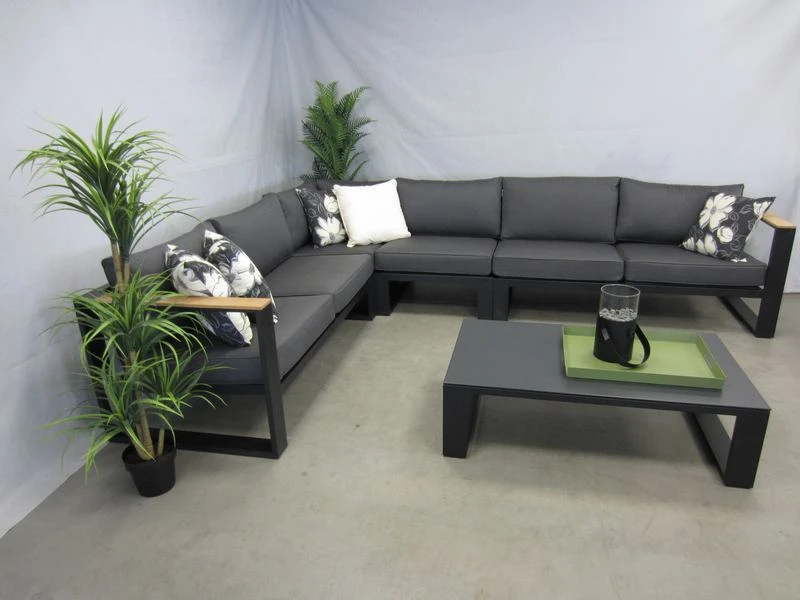 Te Velde Tuinmeubelen Merino Hoeklounge Set 5 Delig - Afbeelding 3