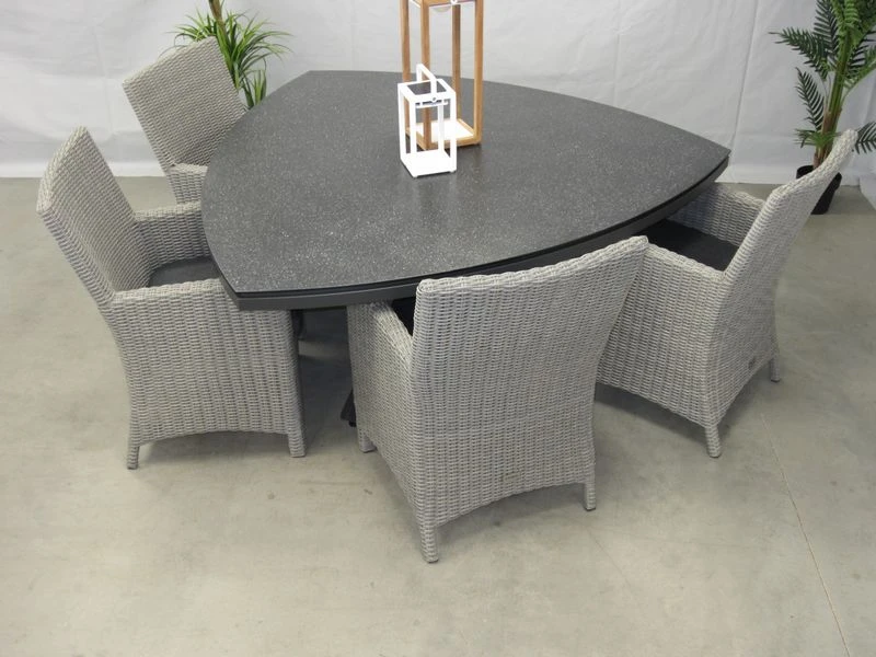 Te Velde Tuinmeubelen Tuinset Amy Tuinstoel Met Mojito Driehoek Tuintafel - Afbeelding 4