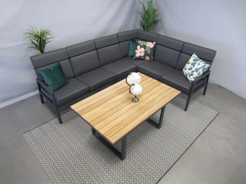 Te Velde Tuinmeubelen Palazzo High Back Lounge Dining Set - Afbeelding 5