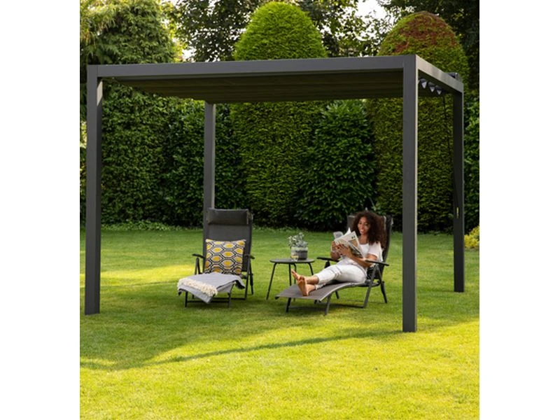 Nesling Prosail Waterproof Harmonica Schaduwdoek 2,97 X 3,97 Mtr. - Afbeelding 2