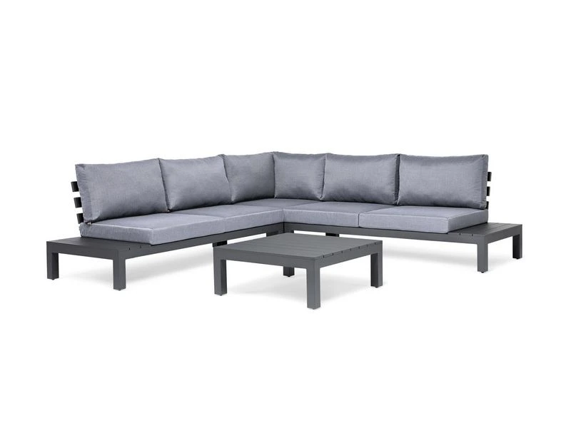 Suns Breez Vita Platform Loungeset Aluminium 4-delig - Afbeelding 2