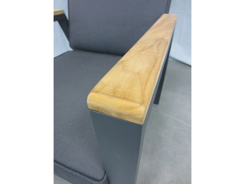 Te Velde Tuinmeubelen Palazzo Aluminium-teak Tuinstoel Verstelbaar - Afbeelding 2