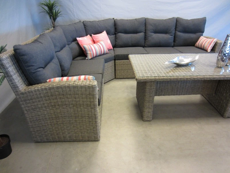 Te Velde Tuinmeubelen Isola Hoek Lounge Set Rechts 5 Delig - Afbeelding 4
