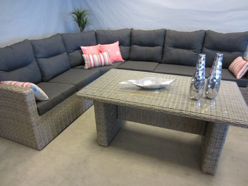 Te Velde Tuinmeubelen Isola Hoek Lounge Set Rechts 5 Delig - Afbeelding 5