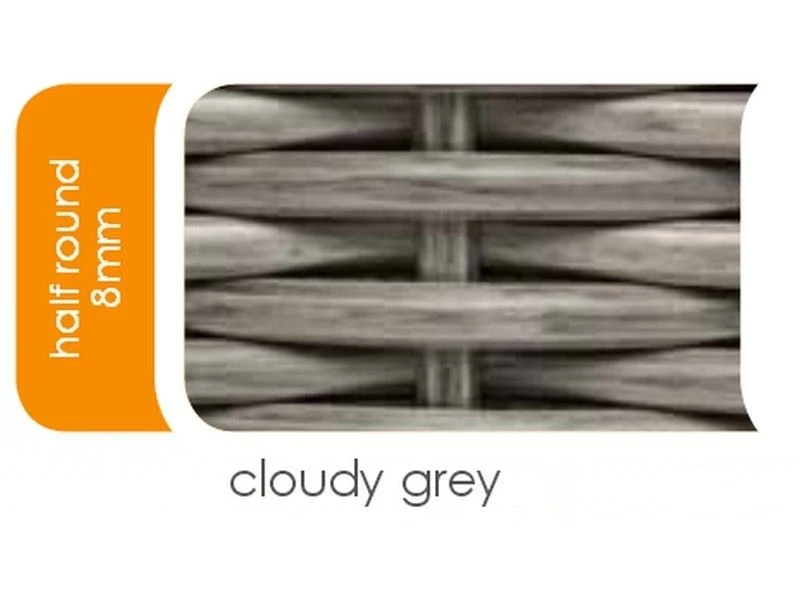 Beach7 Birdwood Footstool Tafel Vierkant Cloudy Grey - Afbeelding 2