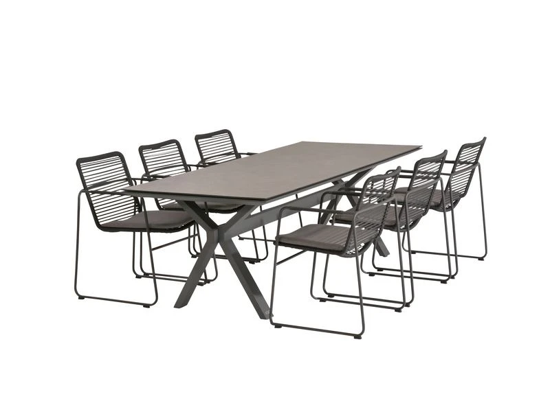 Taste By 4 Seasons Outdoor Tuinset Elba + Conrad Hpl 240 Tafel - Afbeelding 2