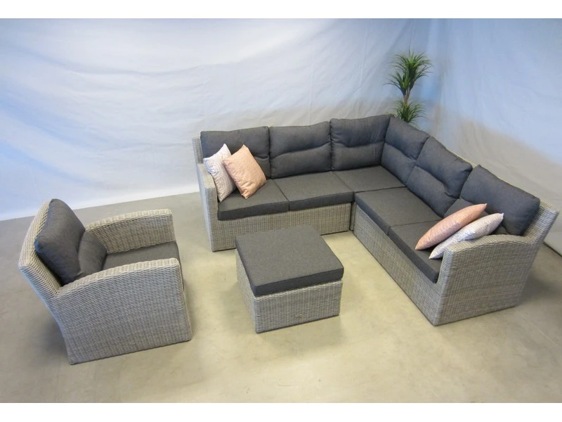 Te Velde Tuinmeubelen Cancun Hoekloungeset Elements - Afbeelding 3