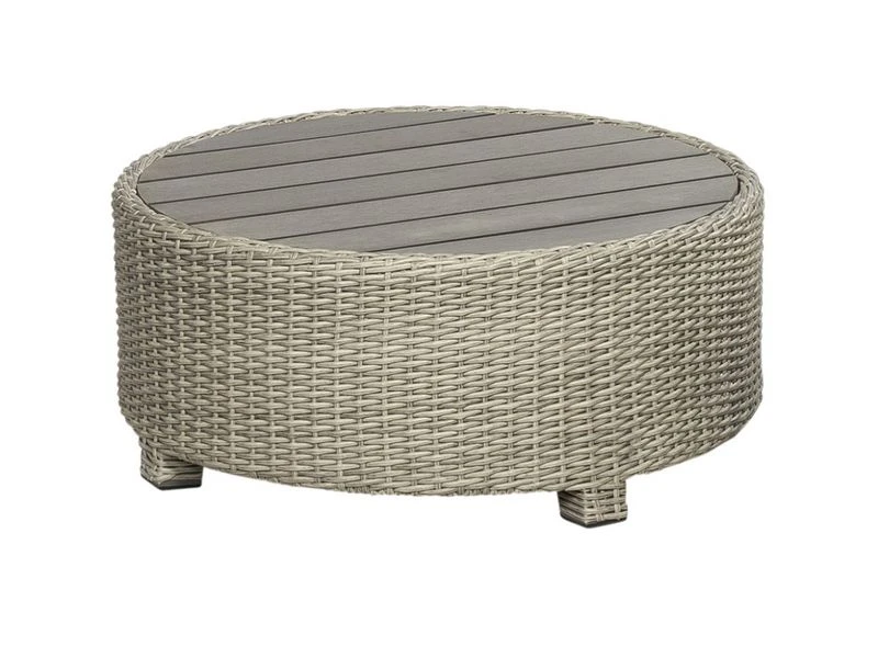 Beach7 Birdwood Footstool Tafel Rond Cloudy Grey