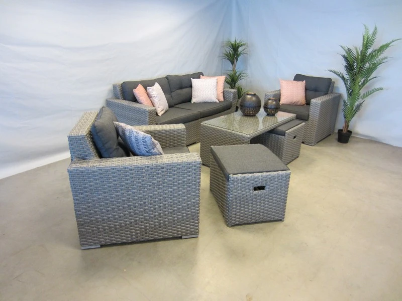 Te Velde Tuinmeubelen Palermo Sofa Lounge Set 6 Delig