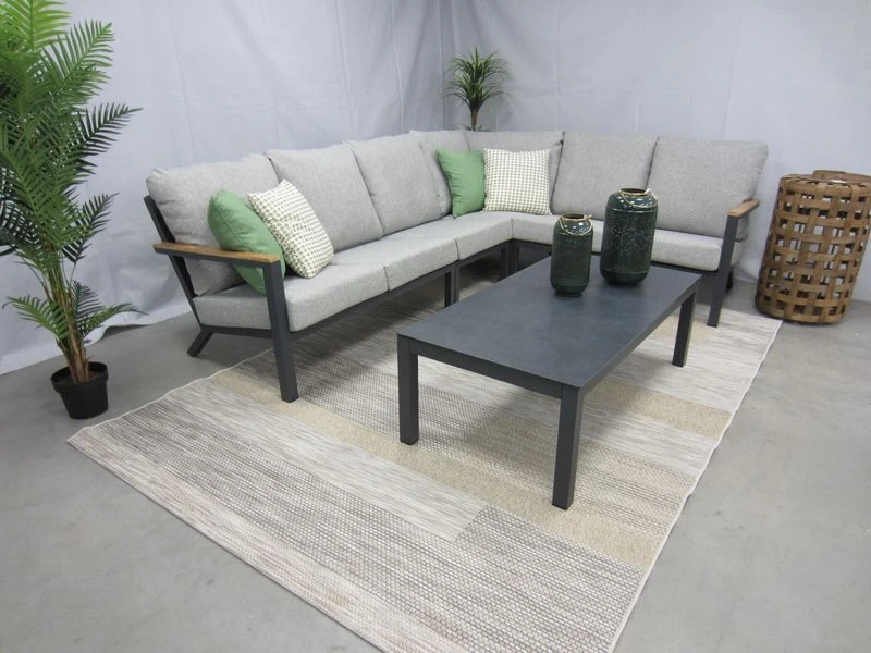 Te Velde Tuinmeubelen Paleros Hoek-lounge Set Links - Afbeelding 3