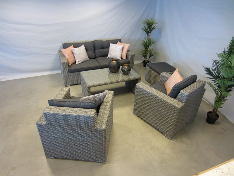Te Velde Tuinmeubelen Palermo Sofa Lounge Set 6 Delig - Afbeelding 6