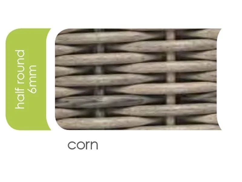 Beach7 Birdwood Footstool Tafel Rond Corn - Afbeelding 2