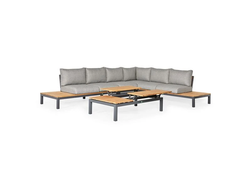 Suns Memphis Platform Teak Lounge Set XL Links - Afbeelding 2