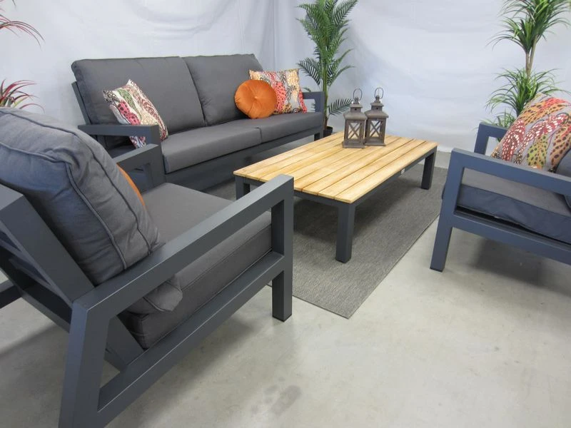 Te Velde Tuinmeubelen Jackson Aluminium Lounge Set 2 Zitsbank - Afbeelding 3