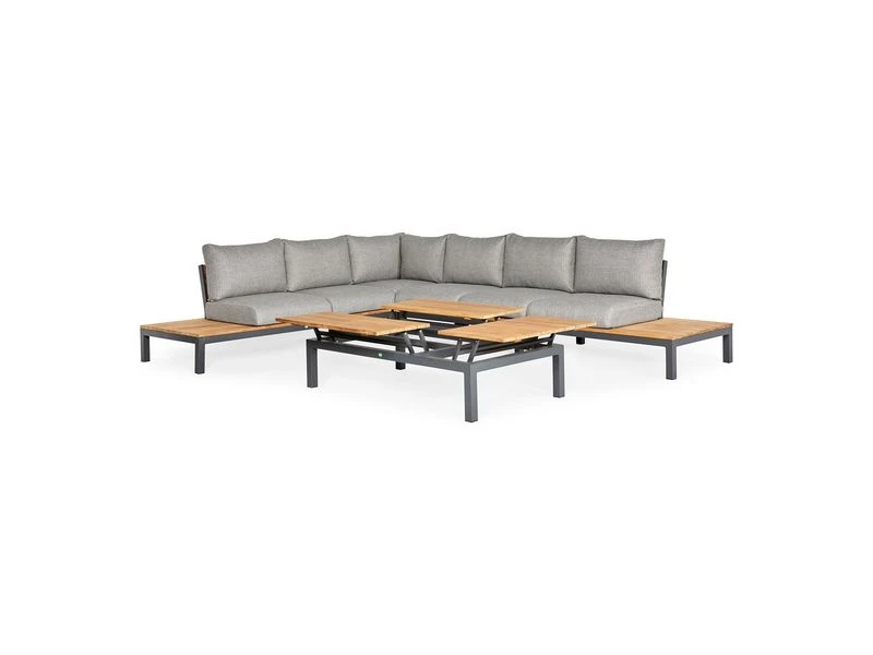Suns Memphis Platform Teak Lounge Set XL Rechts