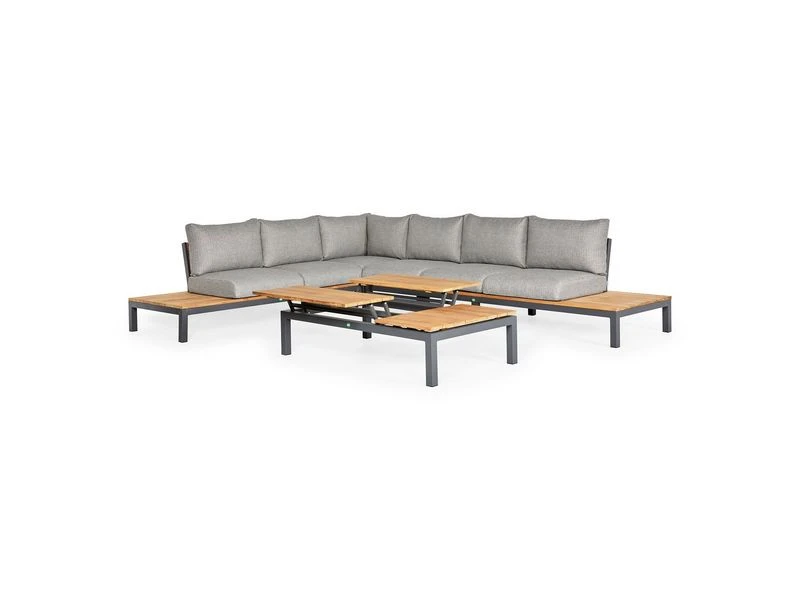 Suns Memphis Platform Teak Lounge Set XL Rechts - Afbeelding 2
