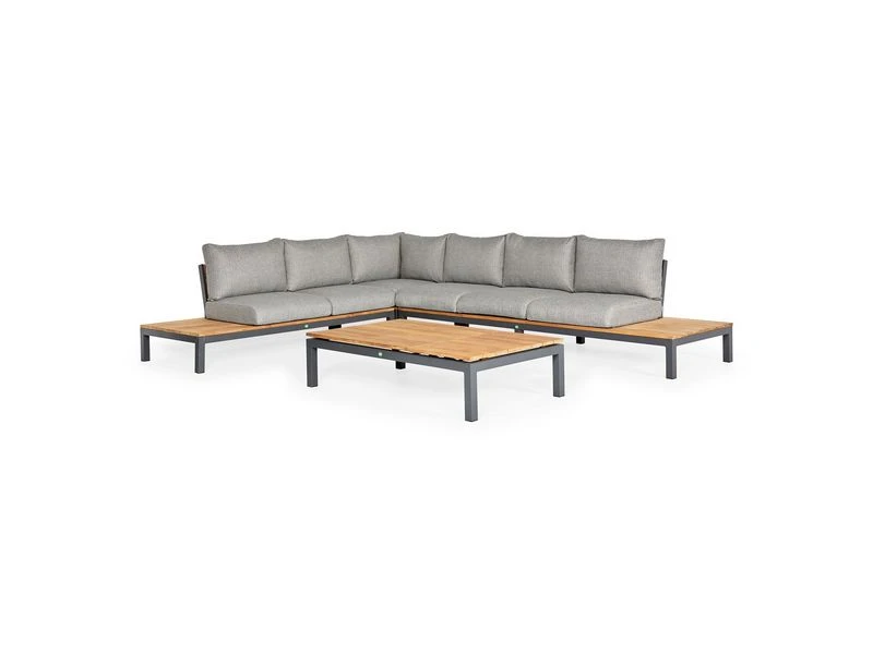 Suns Memphis Platform Teak Lounge Set XL Rechts - Afbeelding 4