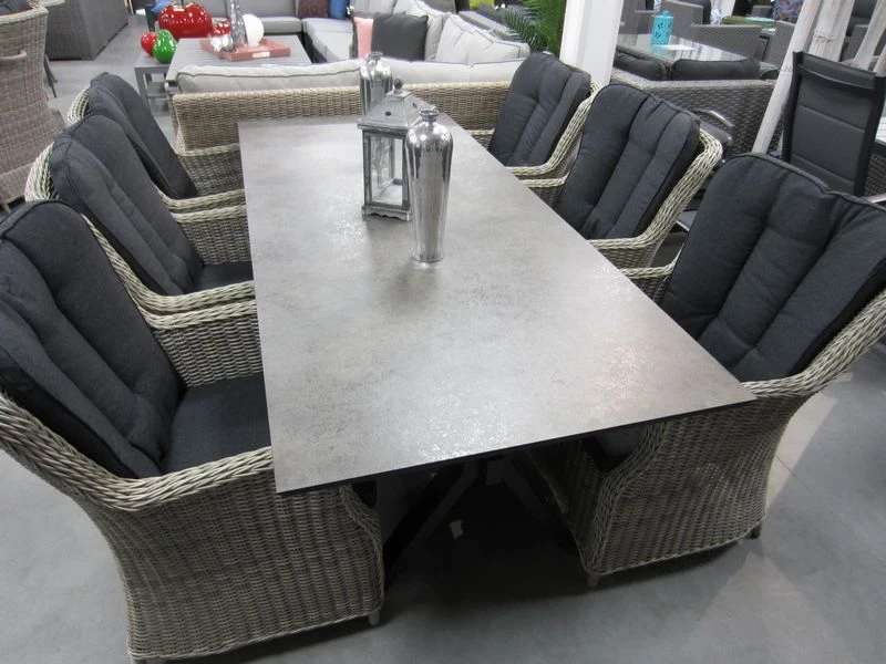 Te Velde Tuinmeubelen Tuinset Anna Xl Tuinstoel Met 4so Conrad 220 Tuintafel - Afbeelding 3