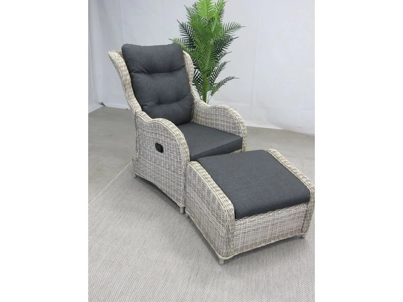 Te Velde Tuinmeubelen Riverside Verstelbare Loungestoel