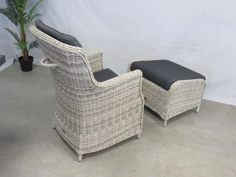 Te Velde Tuinmeubelen Anna XL Vlechtwerk Tuin Stoel - Afbeelding 4