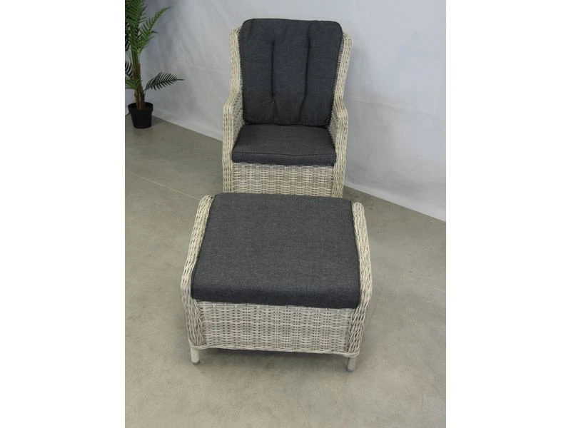 Te Velde Tuinmeubelen Anna XL Vlechtwerk Tuin Stoel - Afbeelding 5