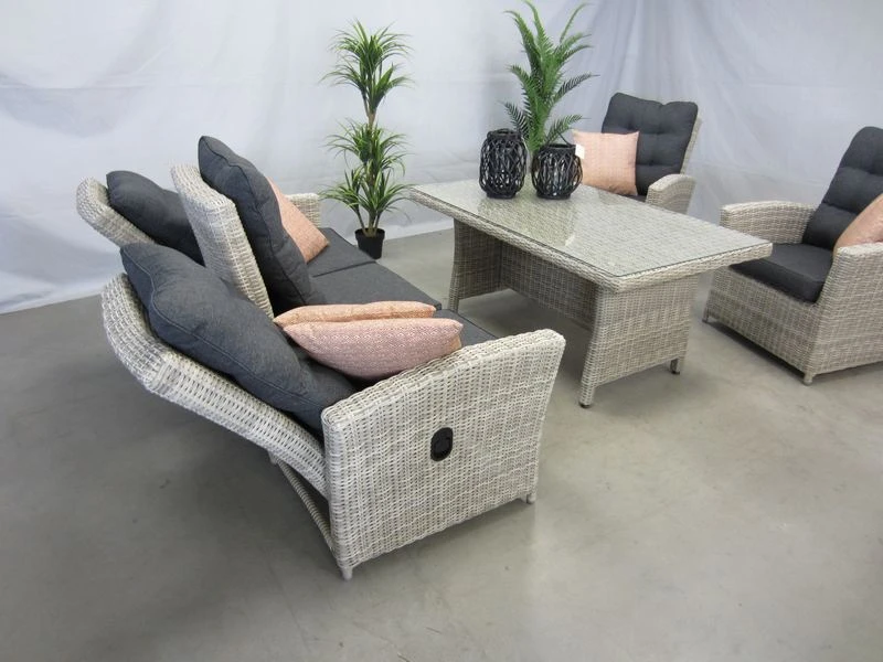 Te Velde Tuinmeubelen Canberry Lounge Dining Set - Afbeelding 5