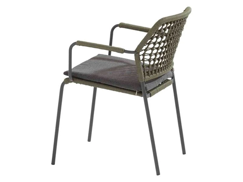 Taste By 4so Barista Stapelbare Tuinstoel Rope Groen - Afbeelding 2