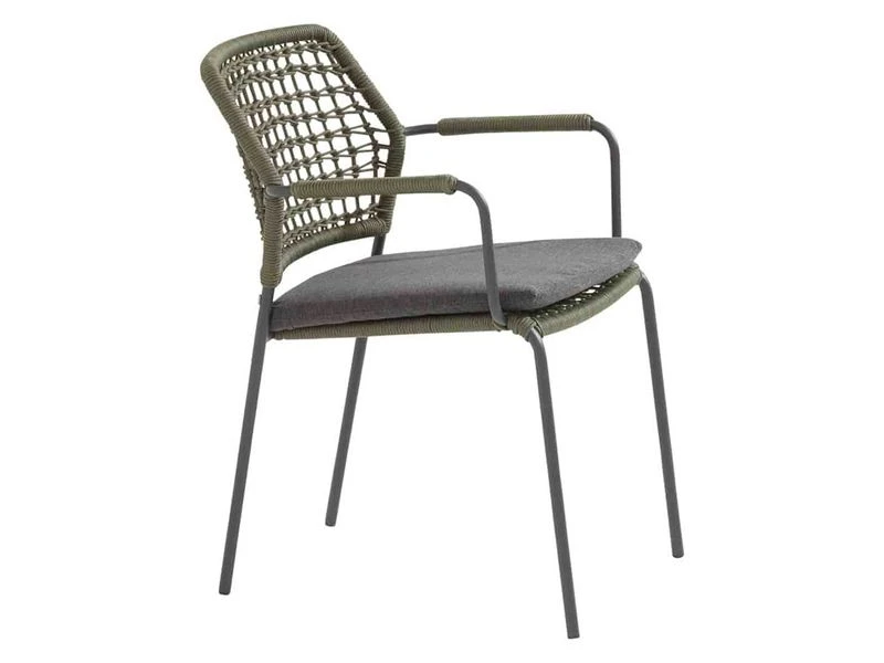 Taste By 4so Barista Stapelbare Tuinstoel Rope Groen - Afbeelding 4