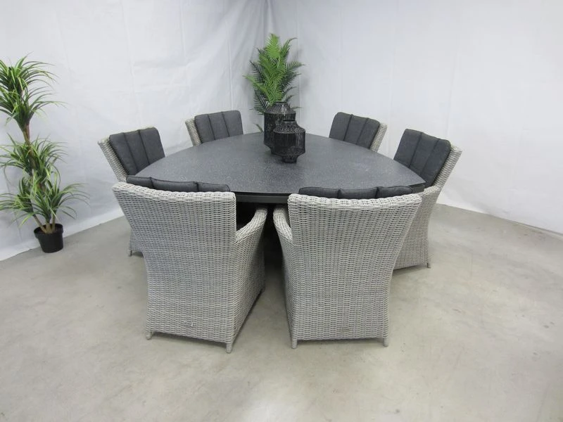 Te Velde Tuinmeubelen Tuinset Alonzo Met Mojito Driehoek Tafel - Afbeelding 3