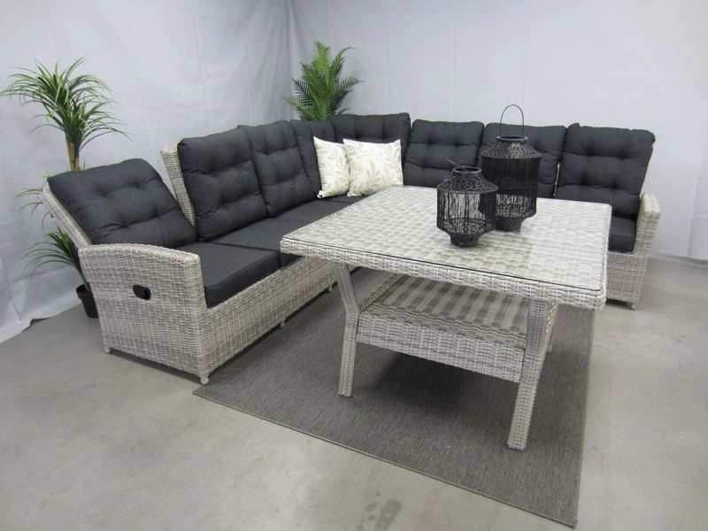 Te Velde Tuinmeubelen Arizona Hoek Lounge Dining Set - Afbeelding 5