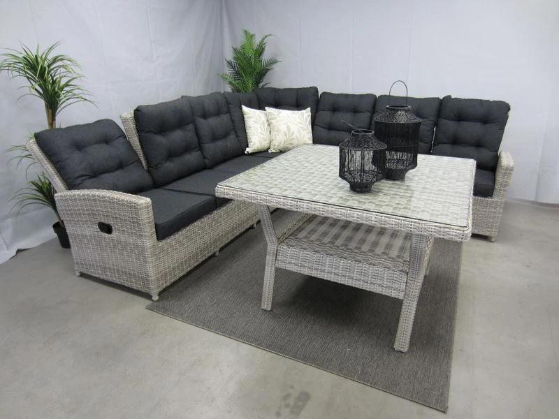 Te Velde Tuinmeubelen Arizona Hoek Lounge Dining Set - Afbeelding 4